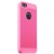 Накладка пластиковая ультра-тонкая Loopee для iPhone 5 | 5S с перфорацией Розовая