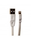 USB дата-кабель Remax Full Speed series для Apple LIGHTNING плоский (2.0 м) белый