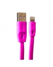 USB дата-кабель Remax Full Speed series для Apple LIGHTNING плоский (2.0 м) розовый