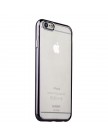 Чехол-накладка силиконовая Uniq для iPhone 6 | 6S (4.7) Glacier Glitz IP6SHYB-GLCZGMT Gunmetal