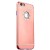 Накладка металлическая iBacks Ares Armour Love Aluminum Case with Crystal Diamond для iPhone 6s Plus (5.5)- (ip60293) Rose Gold