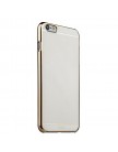Накладка пластиковая ультра-тонкая iBacks iFling Colorful Electroplating PC для iPhone 6 | 6S (4.7) - (ip60201) Gold/ White