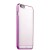 Накладка пластиковая ультра-тонкая iBacks iFling Colorful Electroplating PC для iPhone 6s Plus (5.5) - (ip60206) Pink/ White
