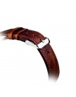 Ремешок кожаный iBacks Waxy Leather Watchband для Apple Watch 42мм (классическая пряжка) - (ip60340) Dark Coffee