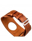 Ремешок кожаный i-Carer Classic Genuine Leather Quadri-Watchband Series для Apple Watch 42мм - (RIW112br) Коричневый