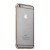 Бампер металлический COTEetCI для iPhone 6 Plus | 6S Plus (5.5) - (CS1988-CEG) Золотистый с золотыми кристаллами