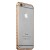 Бампер металлический iBacks Aircraft Grade Aluminum Bumper with Diamond для iPhone 6 | 6S (4.7) (ip60221) Champagne gold