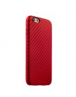 Накладка (карбон) ультра-тонкая для iPhone 6 | 6S (4.7) Красная