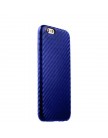 Накладка (карбон) ультра-тонкая для iPhone 6 | 6S (4.7) Темно-синяя