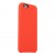Чехол-накладка силиконовый Apple Silicone Case NEW для iPhone 6 | 6S (4.7) Красный под оригинал