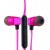 Наушники Hoco EPV02 Wire Headphone With Mic с микрофоном Pink