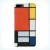 Чехол для Iphone 7 Plus Композиция с красным полем, желтым, черным, серым и синим