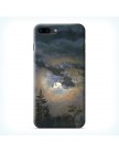 Чехол для Iphone 7 Plus Облака и пейзаж в лунном свете