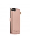 Аккумулятор-чехол внешний Meliid Plaid Power Bank Case D713 для Apple iPhone 7 | 8 (4.7) 5500 mAh с магнитом розовое золото