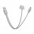 USB кабель 3 в 1 на microUSB и Apple iPad/ iPhone/ iPod/ Samsung Galaxy Tab