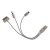 USB кабель 4 в 1 на microUSB/ miniUSB и Apple iPad/ iPhone/ iPod/ Samsung Galaxy Tab