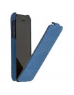 Чехол Borofone для iPhone 5 - Borofone Crocodile flip Leather case Blue
