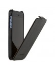Чехол Fashion для iPhone 5 с откидным верхом черный