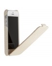 Чехол Borofone для iPhone 5 - Borofone Crocodile flip Leather case White