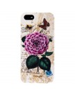 Чехол Goegtu Роза и бабочка для iPhone 5