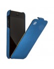 Чехол HOCO для iPhone 5 - HOCO Lizard pattern Leather Case Blue