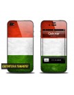 Виниловая наклейка для iPhone 4 | 4S|Flag Italy (Флаг Италии, светится в темноте)