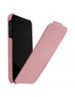 Чехол Borofone для iPhone 5 - Borofone Crocodile flip Leather case Pink