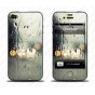 Виниловая наклейка для iPhone 4 | 4S Rain