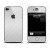 Виниловая наклейка для iPhone 4 | 4S Carbon White - iPhone 4