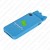 Чехол силиконовый Hello Kitty для Apple iPhone 4|4S бантики голубой
