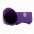 Подставка горн-усилитель звука Horn Stand для iPhone 4 | 4S, фиолетовый