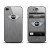 Виниловая наклейка для Apple iPhone 4 | 4S Mini Grey