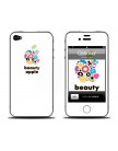 Виниловая наклейка Beauty для iPhone 4 | 4S (3)