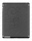 Кожаная наклейка ZAGG LEATHERskin black embossed для iPad 2 | 3 | 4 