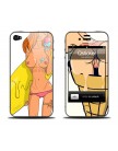 Виниловая наклейка для iPhone 4 | 4S Qsticker by Tikhomirov (SurfingGirl)