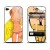 Виниловая наклейка для iPhone 4 | 4S Qsticker by Tikhomirov (SurfingGirl)