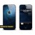 Виниловая неоновая наклейка для iPhone 4 | 4S Apple Space (светится в темноте)