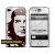 Виниловая неоновая наклейка для iPhone 4 | 4S Che Guevara (Че Гевара, светится в темноте)