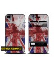 Виниловая неоновая наклейка для iPhone 4 | 4S Flag England (Флаг Англии, светится в темноте)