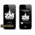 Виниловая наклейка для iPhone 4 | 4S ZM Black (светится в темноте)