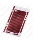 Наклейка Carbon для корпуса iPhone 4, красный, Hama