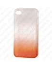 Чехол Drop для iPhone 4 | 4S, пластик, прозрачный/оранжевый, Hama