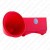 Подставка (горн-усилитель звука) Bone Horn Stand для iPhone 4 | 4S, красная