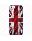 Чехол для iPhone 5 | 5S | SE, WHITE DIAMONDS, iPhone5 Flag UK, пластик, украшен кристаллами Swarovski, британский флаг