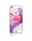Чехол для iPhone 5 | 5S | SE WHITE DIAMONDS Liquids Pink, пластик, украшен кристаллами Swarovski, розовый