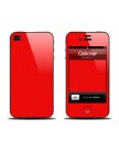 Виниловая наклейка для iPhone 4 | 4S Carbon Red - iPhone4S