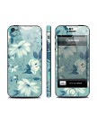 Виниловая наклейка для iPhone 5 Flowers Blue