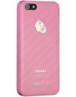 Чехол  для iPhone5, Ozaki O!coat Fruit Peach розовый (OC537PH)