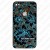 Задняя крышка iPhone 4G Denis Simachev (Денис Симачев серо-голубая хохлома)