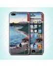 Выпуклая наклейка The Seven Ri Beach in Sagami Province для iPhone 5 | 5S (полимер)
